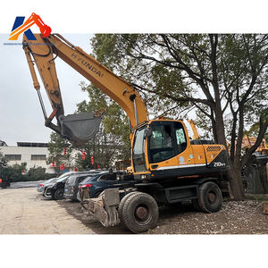 Excavatrice d'occasion originale Hyundai 210w-9 Excavatrice à roue d'occasion de 21 tonnes Hyundai 210w-9 pour la construction - Product Image 5