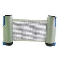 Ensemble de filet de tennis de table rétractable filet de ping-pong réglable système de poteau de filet à pince fournisseur en gros