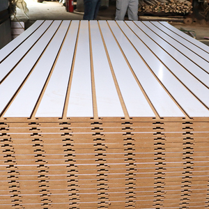 Slatwall Panel Slot <span class=keywords><strong>Mdf</strong></span> <span class=keywords><strong>15Mm</strong></span> Hoặc 17Mm/Rãnh Rãnh <span class=keywords><strong>Mdf</strong></span> <span class=keywords><strong>Board</strong></span>/Rãnh <span class=keywords><strong>18Mm</strong></span> Melamine <span class=keywords><strong>Mdf</strong></span> Bảng Hiển Thị - Product Image 6