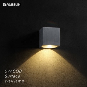 Hiện đại cube hình dạng 2 w lên xuống bức tường gắn kết nội thất led tường đèn - Product Image 4