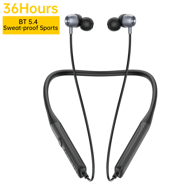 ASPOR A601 Wireless Sport On-Ear TWS Earbuds for 5.4 LED Indicator JL Chipset Type-C Charging Stereo