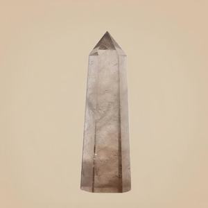 TANG Natural Large Smokey Quartz Point Wand <span class=keywords><strong>Precio</strong></span> <span class=keywords><strong>de</strong></span> cuarzo crudo para Decoración - Product Image 1