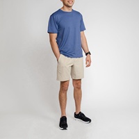 Nouveaux shorts pour hommes en tissu polyester confortable à 6 poches, 8 pouces, extensibles, pour la randonnée et le golf
