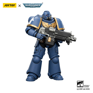 JOYTOY <span class=keywords><strong>Warhammer</strong></span> 40K Ultramarines Intercessor Figura de Acción Articulada a Escala 1/18 Modelo Coleccionable Oficial Auténtico - Product Image 3
