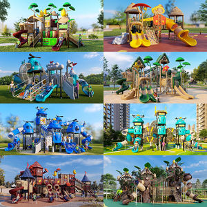 Glissières en plastique durables <span class=keywords><strong>de</strong></span> <span class=keywords><strong>terrain</strong></span> <span class=keywords><strong>de</strong></span> jeu, grand équipement extérieur d'amusement pour le parc et la zone urbaine <span class=keywords><strong>de</strong></span> loisirs - Product Image 5