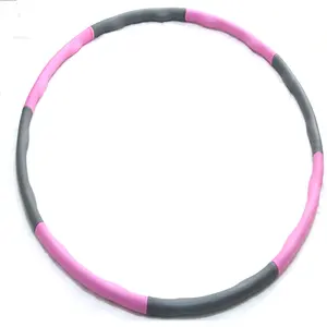 Fitness Hoola Hoop 8 Segmentos Flexível Desmontar Hoop Exercício Adequado para Anos de Idade Criança Esportes Jogando Jogos Ondulado Aros