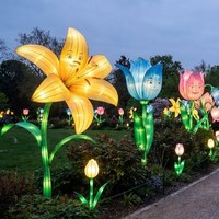 Decoración de Faroles para Parques de Atracciones Vivid Plants, para Festivales, Uso en Interiores/Exteriores, Espectáculo de Luces para Parques Temáticos