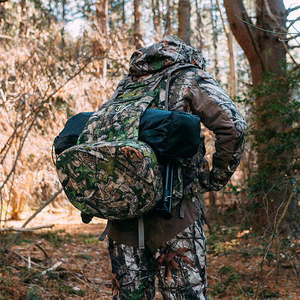 Abri de chasse léger et portable pour 1 ou 2 personnes avec écran pliable et tissu en polyester pour la chasse au cerf, au dinde et au tir à l'arc - Product Image 3