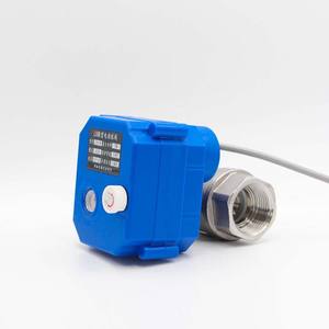 Vanne à boisseau sphérique électrique miniature (DN20) en acier inoxydable, fonctionnement manuel/flash pour le contrôle de l'eau, du gaz et de l'huile, personnalisation OEM - Product Image 1