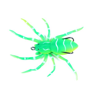 8cm 7g gros appâts souples artificiels flottant simulé <span class=keywords><strong>araignée</strong></span> forme grenouille leurres de pêche - Product Image 6