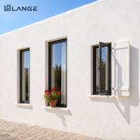 Fenêtre en aluminium sur mesure de style français LANGE, double vitrage, alliage d'aluminium, rupture de pont thermique, cadre fin pour maison