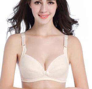 Haute qualité Coton boucle avant <span class=keywords><strong>sans</strong></span> jante dentelle <span class=keywords><strong>soutien</strong></span>-<span class=keywords><strong>gorge</strong></span> d'<span class=keywords><strong>allaitement</strong></span> maternité sous-vêtements/femmes enceintes vêtements d'<span class=keywords><strong>allaitement</strong></span> - Product Image 3