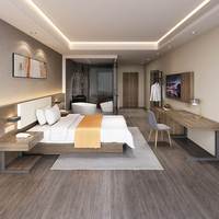 Ensemble de meubles de chambre d'hôtel de luxe, design moderne, écologique, en bois massif, pour appartement