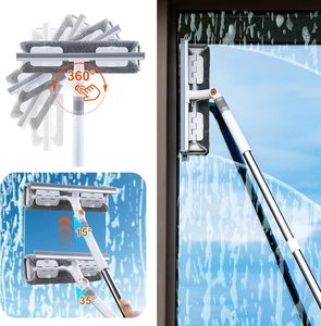 Kit de nettoyage de vitres extensible Colorfulmedium, outil de lavage de vitres en plastique avec long manche - Product Image 2