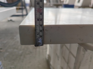 Goldtop ODM/OEM Bianco Quarzo grigio vena <span class=keywords><strong>Carrara</strong></span> 4044 Bianco <span class=keywords><strong>Carrara</strong></span> Quarzo artificiale controsoffitti <span class=keywords><strong>vendita</strong></span> calda hotel 3D Design modello - Product Image 5