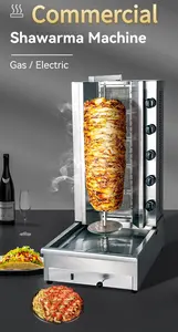 Machine De Chawarma Gas Kip Seekh Donner Kebab Set Shoarma Making Machine Gaz Prijs Motor Rotisserie Sharwama Broodrooster Oven