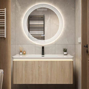 Recién llegado, precio de fábrica con Material de PVC, tocador, gabinetes de baño de estilo moderno a la venta, iluminación de tocador de baño - Product Image 1