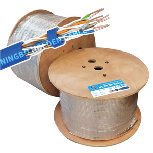 كابل شبكة Cat6 ذو موصل صلب معزول <span class=keywords><strong>UTP</strong></span> وFTP بطول 100 متر من النحاس والبولي فينيل كلوريد للشبكات، 305 متر لكل صندوق - Product Image 6