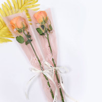 Sacs d'emballage en OPP imperméables, écologiques et recyclables pour fleurs à tige unique, pour bouquets et arrangements floraux, vente en gros