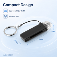 Lector de Tarjetas USB 3.0 2 en 1, SD TF Micro SD, 5Gbps de Alta Velocidad, Chip GL3231, Mini Lector Portátil para Laptop, PC y Cámara