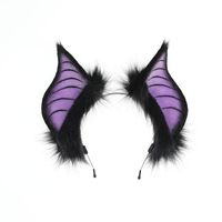 H0008 Serre-tête chauve-souris d'Halloween, accessoire capillaire pour costume de diffusion en direct des influenceurs en ligne