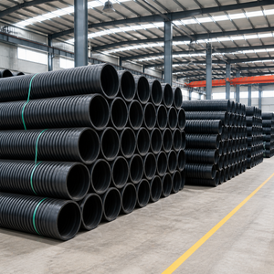 Tubería Corrugada <span class=keywords><strong>de</strong></span> Doble Pared <span class=keywords><strong>de</strong></span> HDPE <span class=keywords><strong>de</strong></span> Gran Diámetro con Certificación ISO 9969 CE, Marca Privada SN8 SN16, para Venta al por Mayor <span class=keywords><strong>de</strong></span> Tuberías <span class=keywords><strong>de</strong></span> Plástico - Product Image 4