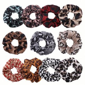 Lot de 10 chouchous écologiques imprimés en sérigraphie de qualité supérieure, élastiques pour cheveux, accessoires pour filles et femmes - Product Image 4