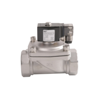 0-10bar 15-50mm 1/2-2 "Latón 0 Arranque de presión 2 posiciones Vía Rosca interna de acción directa Válvula DE SEGURIDAD solenoide normalmente cerrada