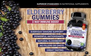 Vaso de musgo de mar sin azúcar para niños y adultos, gomitas de Elderberry para médicos, 2022 - Product Image 4