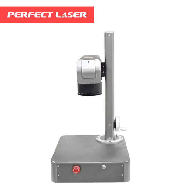 Perfect Laser 20W Mini Tabletop Portable Fiber Laser Marker Marking Drawing Machine on Metal Steel Plastic Stone Leather