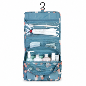 Toiletry <strong>Bag</strong> <strong>Hanging</strong> Style Multi-pocket Cosmetic Organize Travel <strong>Wash</strong> <strong>Bag</strong> with Hook Custom Logo for Corporate - Product Image 1