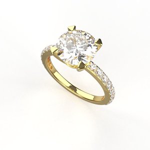 Sterling Silver Solitaire American Diamond Ring For Girls &amp; Women - Product Image 4