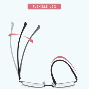 Jessjor JQ-008 TR90テンプルメガネ高品質メタルフロントスタイリッシュなソリューション色覚と視力の弱さ - Product Image 5