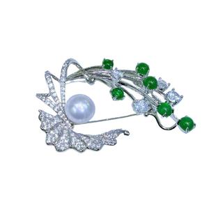 Broche de Cristal Hecho a Mano de Zhuji, Joyería de Perlas de Agua Dulce de Alta Gama para Mujer, con Hebilla Antideslumbrante - Product Image 5