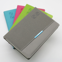 2024 gros promotionnel A5 couverture rigide en cuir PU Journal carnet de notes planificateur quotidien cadeau