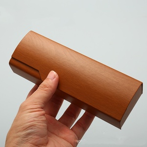 Nhà máy tại chỗ biểu tượng tùy chỉnh bao bì Kính mắt lưu trữ hộp kính cổ điển đơn giản vuông hạt gỗ lật kính đọc sách trường hợp - Product Image 5