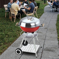 Mini barbecue à charbon de bois portable, Patio, arrière-cour, nouvelle valise, mini barbecue à charbon portable