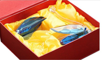 Figurines de cygnes en cristal sablé coloré, cadeaux pour anniversaire de mariage et Noël, design animal, décoration d'intérieur
