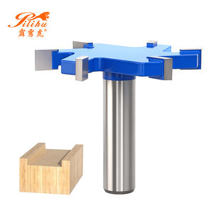 <span class=keywords><strong>Fraise</strong></span> à bois à tige de 1/4 pouces 1/2 pouces pour le travail du bois <span class=keywords><strong>Fraise</strong></span> en forme de T avec motifs de <span class=keywords><strong>roulement</strong></span> lisses - Product Image 2