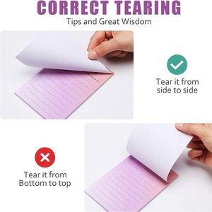 Hot Bán Nhỏ Gradient Màu Máy Tính Xách Tay Tự Dính Và Văn Phòng Danh Sách Memo Pad Cross-Biên Giới Phổ Biến Trường Memo Pads - Product Image 3