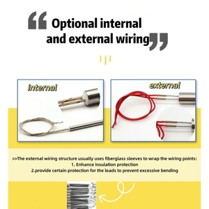 Élément chauffant à cartouche en acier inoxydable <span class=keywords><strong>12V</strong></span> <span class=keywords><strong>50W</strong></span> 75W 100W pour imprimante 3D - Product Image 4