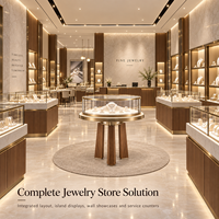 Conception et aménagement de magasins de bijoux modulaires sur mesure, fabricant de présentoirs clés en main pour les chaînes de magasins de luxe
