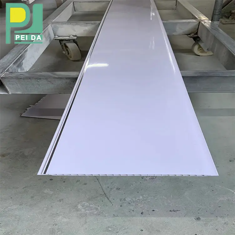 Panel dinding langit-langit PVC murah kualitas Superior Panel PVC Interior baru