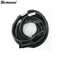 Câble audio 8*4mm*25m avec connecteur CA pour système de sonorisation professionnel