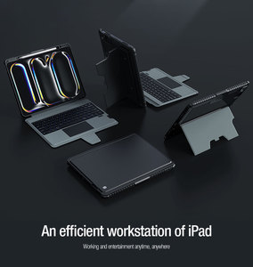<span class=keywords><strong>Nillkin</strong></span> <span class=keywords><strong>เคส</strong></span>กันกระแทกพร้อมคีย์บอร์ดบลูทูธสำหรับ <span class=keywords><strong>iPad</strong></span> Pro 2024ขนาด13นิ้วแบตเตอรี่ใช้งานได้ยาวนานดีไซน์แบบถอดออกได้ - Product Image 2