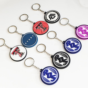 Porte-clés personnalisés en caoutchouc souple PVC 2D/3D, promotionnels, en gros, à bas prix, avec logo sur mesure - Product Image 4