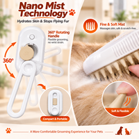 Outil de toilettage 3-en-1 rechargeable par USB, brosse pour animaux de compagnie, toilettage indolore pour chiens et chats, kit de vente en gros, fabricant