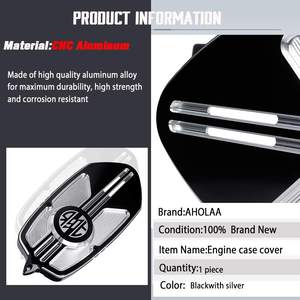 XXUN accesorios de la motocicleta del motor delantero caso cubierta de placa de marco Protector de cubierta para <span class=keywords><strong>BMW</strong></span> R <span class=keywords><strong>NineT</strong></span> R9T 2014-2021 - Product Image 6