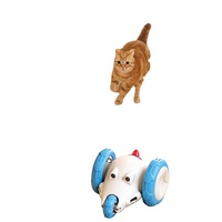 Jouet roulant intelligent pour chat avec capteur de mouvement intégré, anti-emmêlement de poils, roue détachable, jouet de stimulation pour chats - Vente en gros