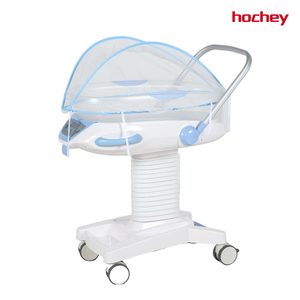 Cuna de <span class=keywords><strong>Hospital</strong></span> para Bebés Recién Nacidos HQ MEDICAL, Ajustable en Altura, con Báscula, Pantalla de Temperatura, Reproductor de Música y Ruedas con Freno Giratorio - Product Image 5